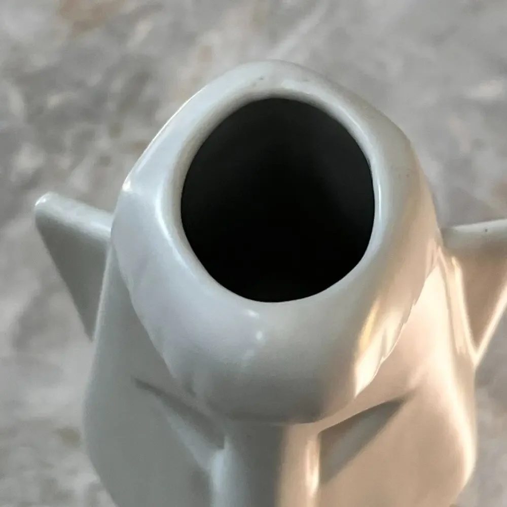 Mikasa Male Ceramic Face Abstract Vase Modern Art Flower Pot 10.5